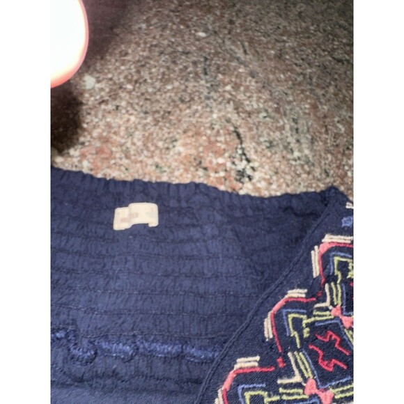 Hollister Skirt Womens vintaSmall Blue Pleated Lined Mini Short Embroidered Y2K - Picture 10 of 10